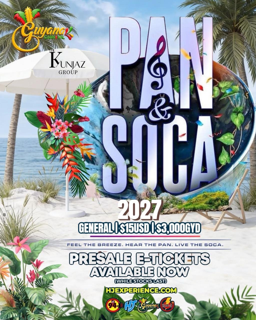 Pan & Soca event poster