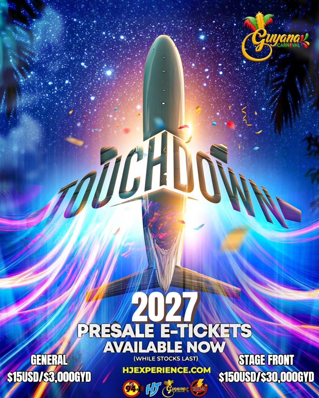 Touchdown event poster